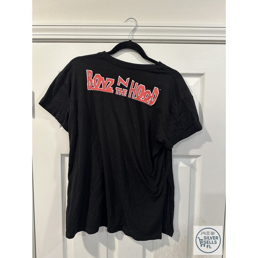 Fifth Sun “Boyz N The Hood” Black Cropped Graphic Tee – Women’s L